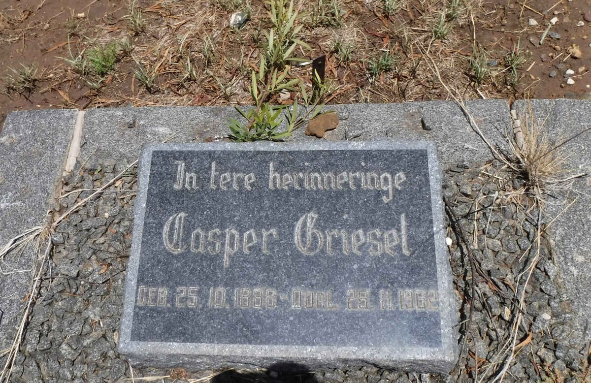 GRIESEL Casper 1888-1962