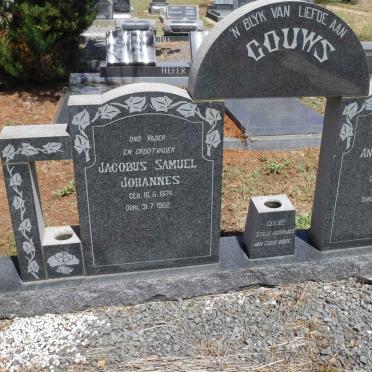 GOUWS Jacobus Samuel Johannes 1874-1962 &amp; Anna Magritha Cecilia HEINEMANN 1875-