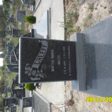 GREEFF Martha Maria 1896-1979