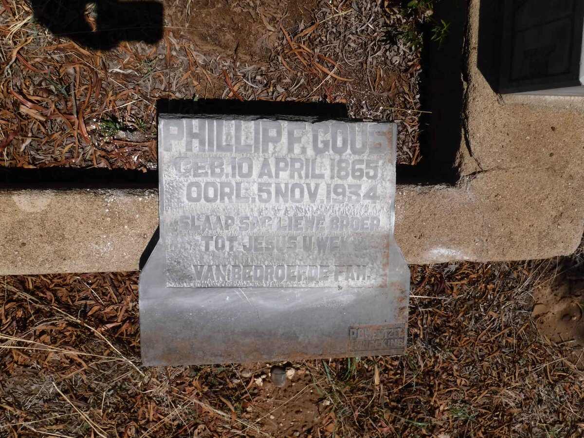 GOUS Phillip F. 1865-1934
