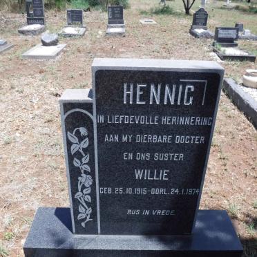 HENNIG Willie 1915-1974