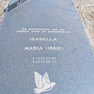 HATTINGH Isabella Maria 1932-2010