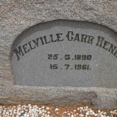 HENRY Melville Carr 1890-1961