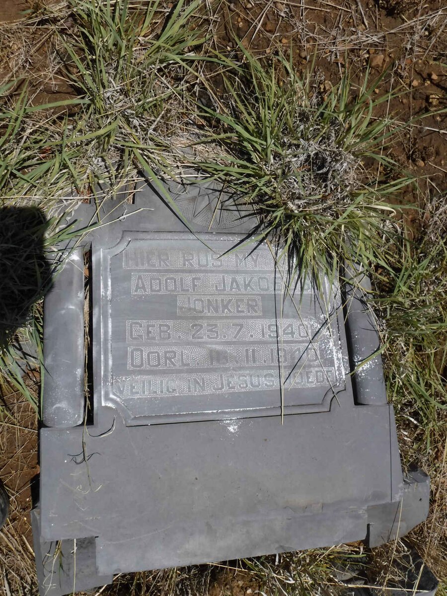 JONKER Adolf Jakobus 1940-1940