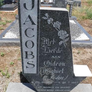 JACOBS Gideon Mighiel  1916-1987