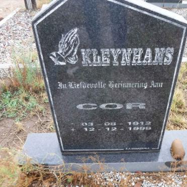 KLEYNHANS Cor 1912-1999