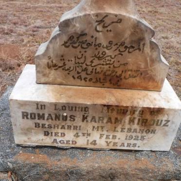 KIROUZ Romanos Karam -1925