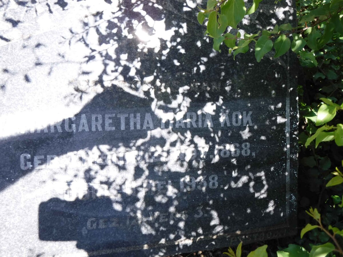 KOK Margaretha Maria nee THERON 1868-1938