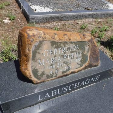 LABUSCHAGNE Gertruida Maria Retief nee VAN ZYL 192- 2012