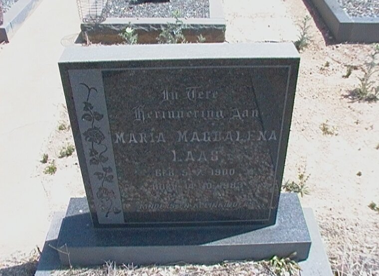 LAAS Maria Magdalena 1900-1983