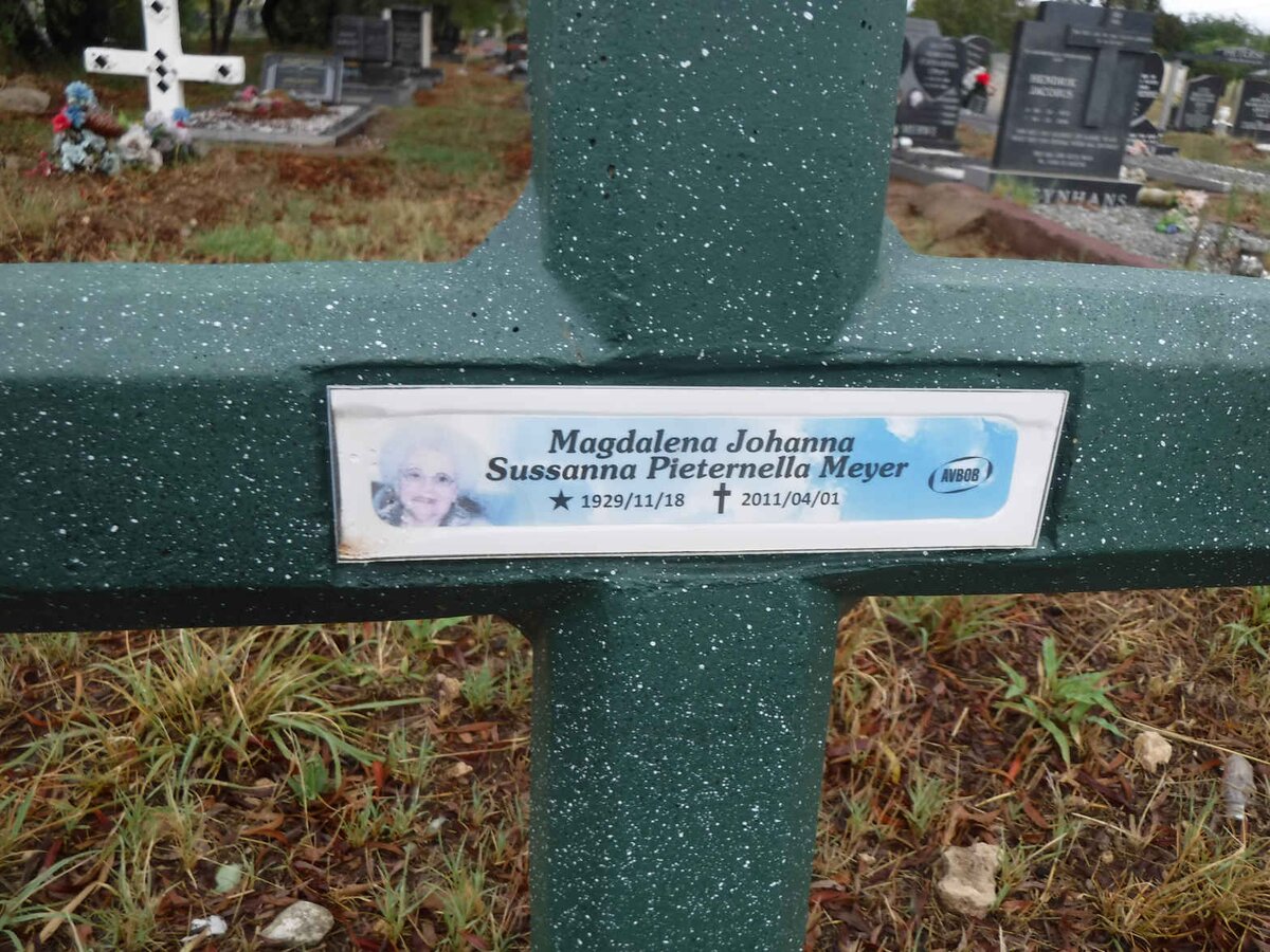 MEYER Magdalena Johanna Susanna Pieternella 1929-2011
