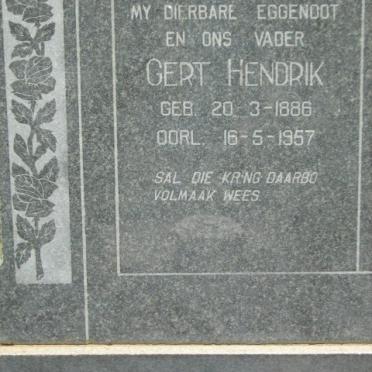 MEYER Gert Hendrik 1886-1957