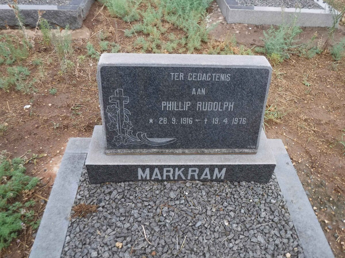 MARKRAM Phillip Rudolph 1916-1976