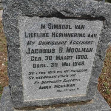 MOOLMAN Jacobus B. 1880-1946