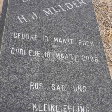 MULDER H.J. Baba 2006-2006