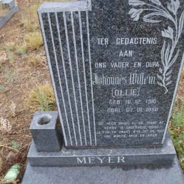 MEYER Johannes Willem 1910-1990