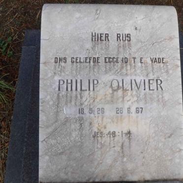 OLIVIER Philip 1926-1967