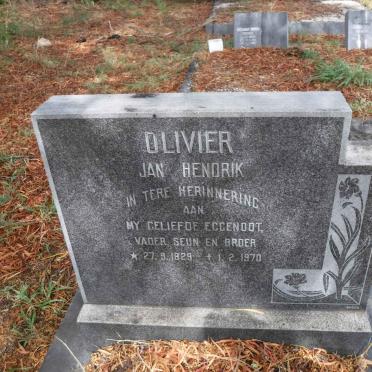 OLIVIER Jan Hendrik 1929-1970
