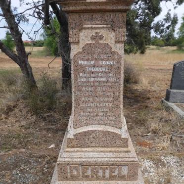 OERTEL Phillip George Theodore 1865-1926 &amp; Anna Susanna Elizabeth JORDAAN 1876-1962