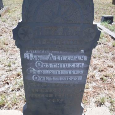OOSTHUIZEN Jan Abraham 1847-1933
