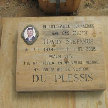 PLESSIS David Stefanus, du 1978-2006