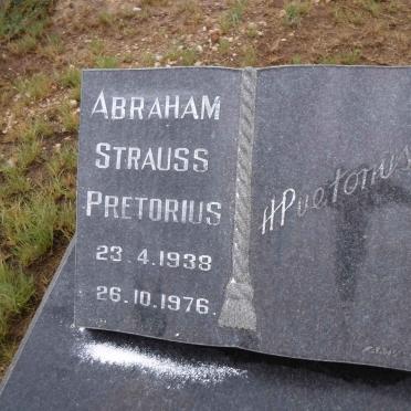 PRETORIUS Abraham Strauss 1938-1976