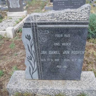 ROOYEN Jan Daniel, van 1881-1965
