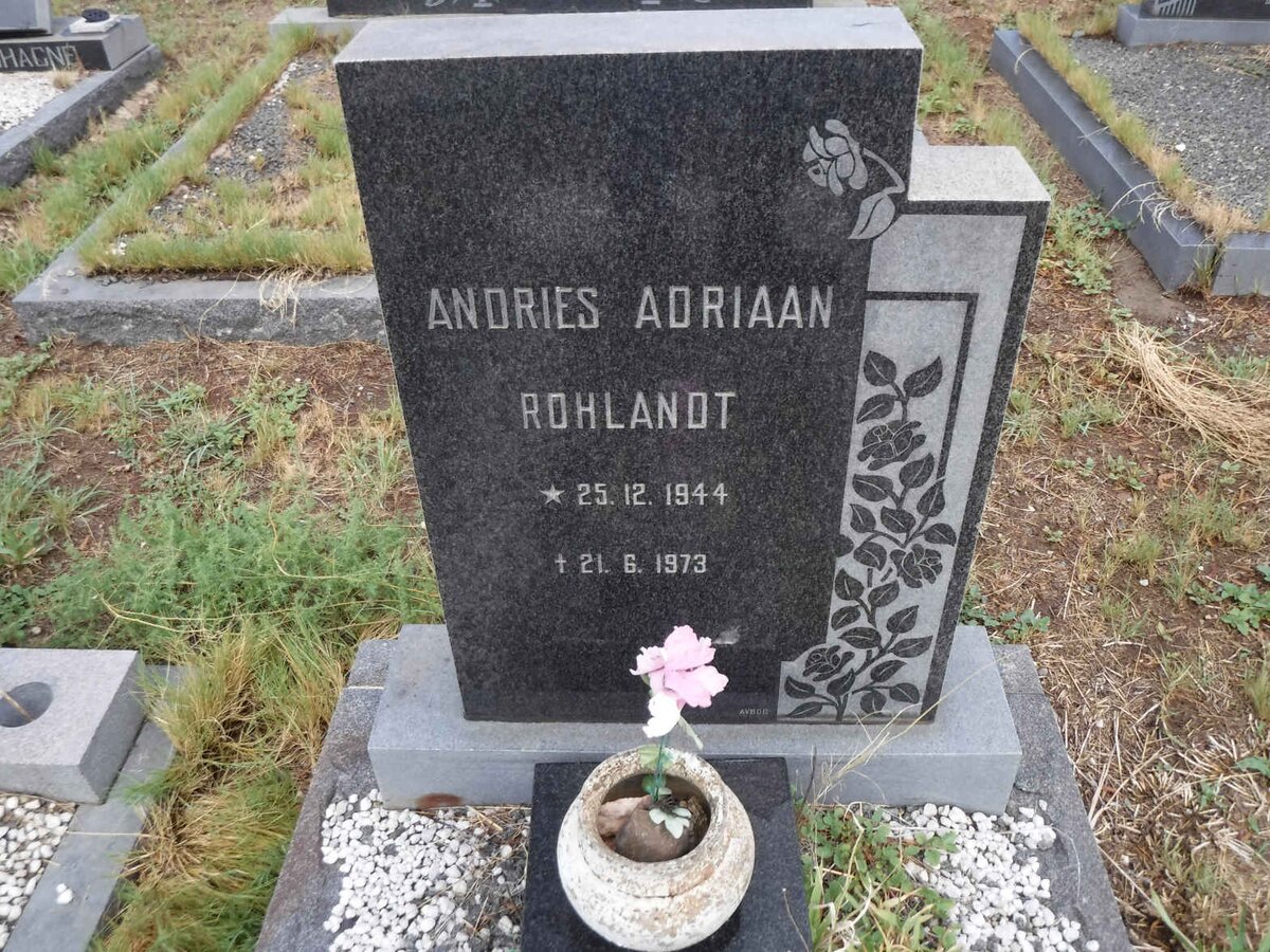 ROHLANDT Andries Adriaan 1944-1973