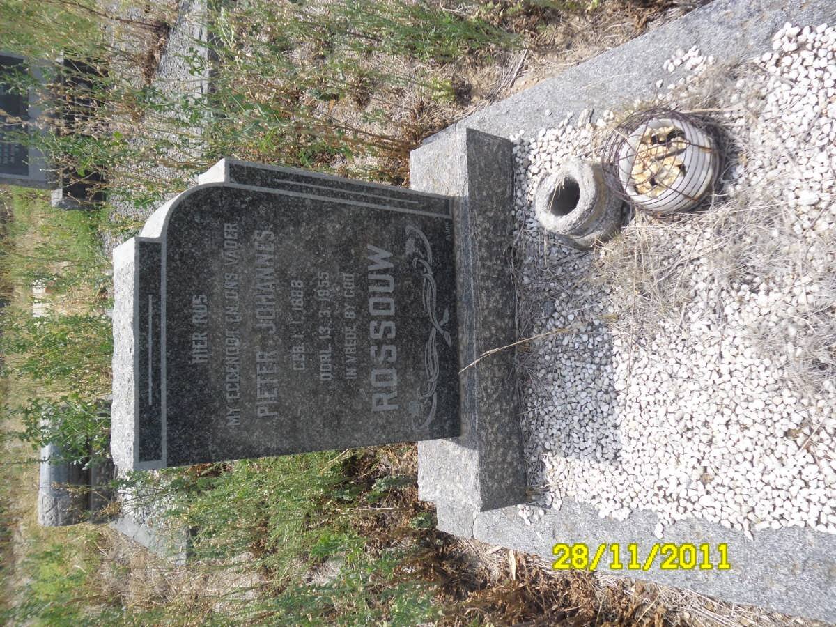 ROSSOUW Pieter Johannes 1888-1955