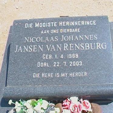 RENSBURG Nicolaas Johannes, Jansen van 19?9-2003