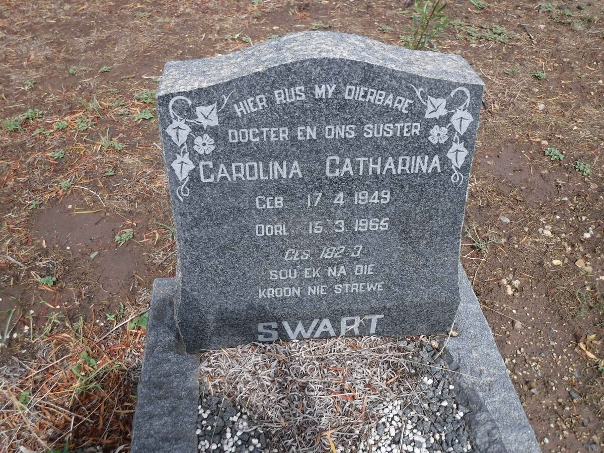 SWART Carolina Catharina 1949-1965