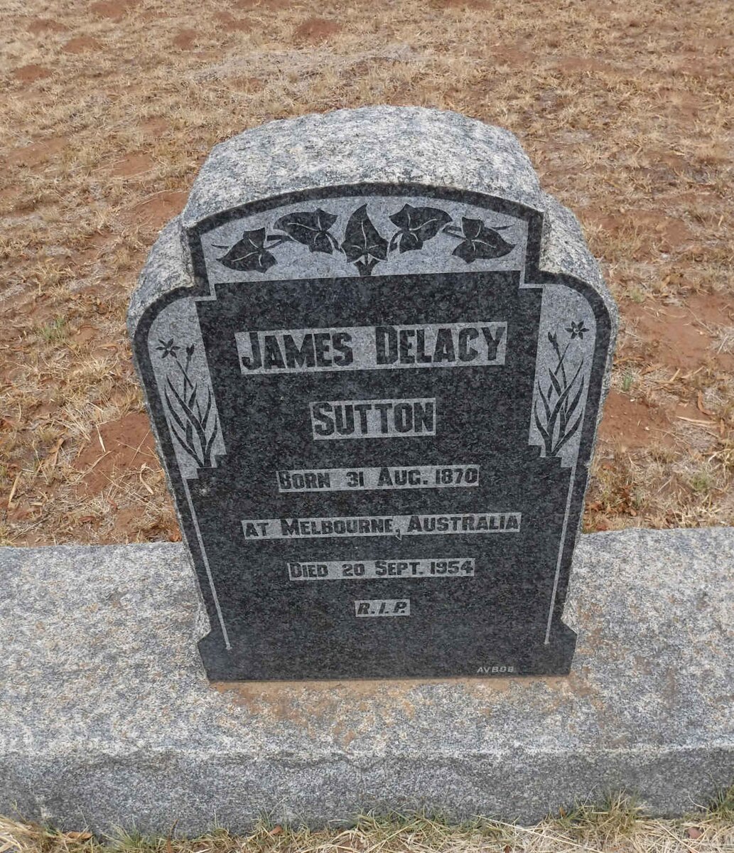 SUTTON James Delacy 1870-1954