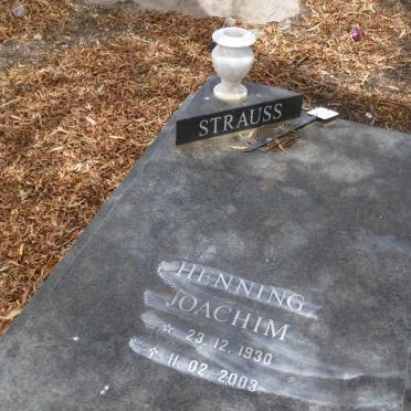 STRAUSS Henning Joachim 1930-2003