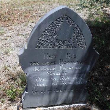 SCHMIDT Johanna Fransina 1939-1940