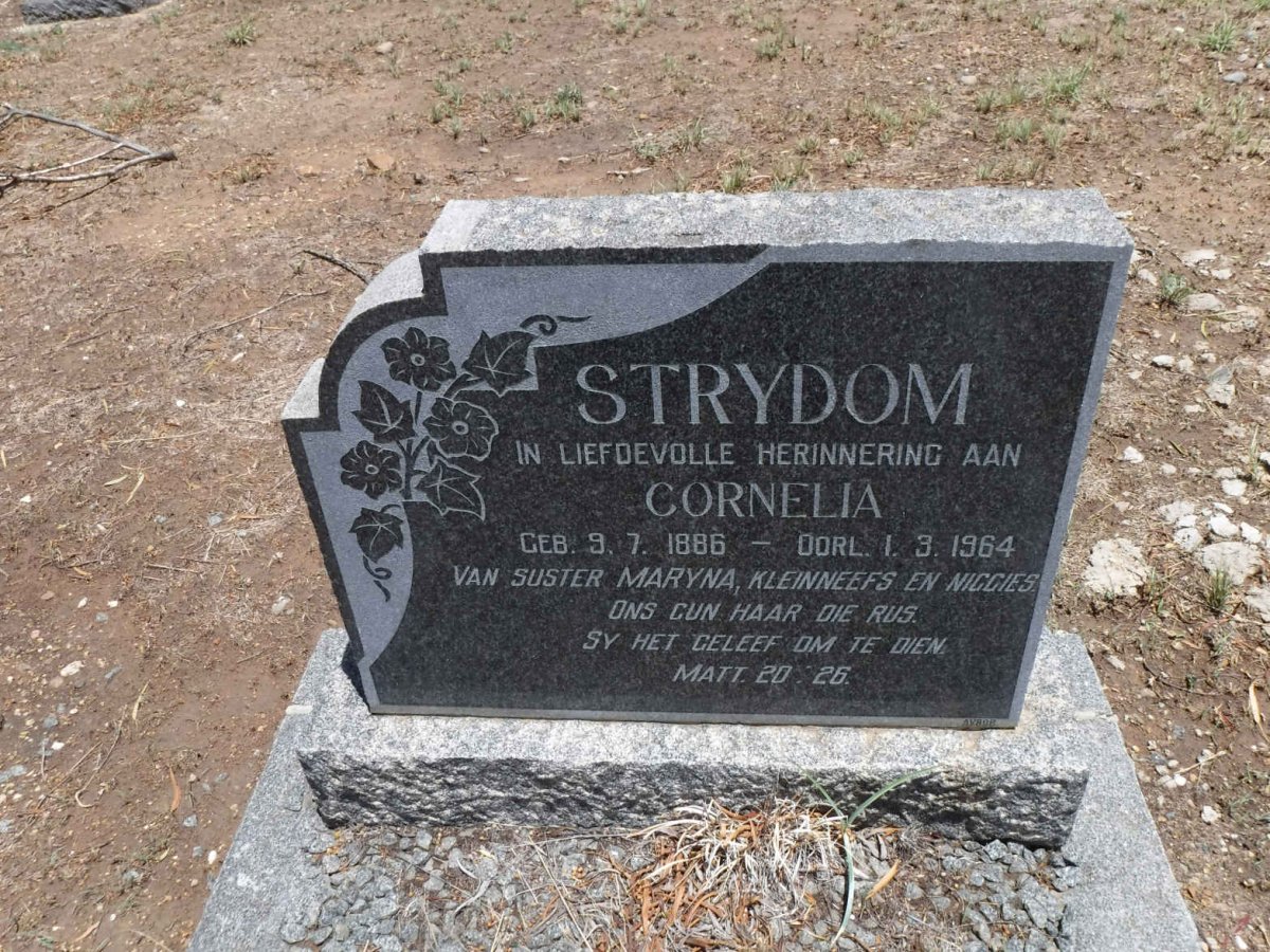 STRYDOM Cornelia 1886-1964