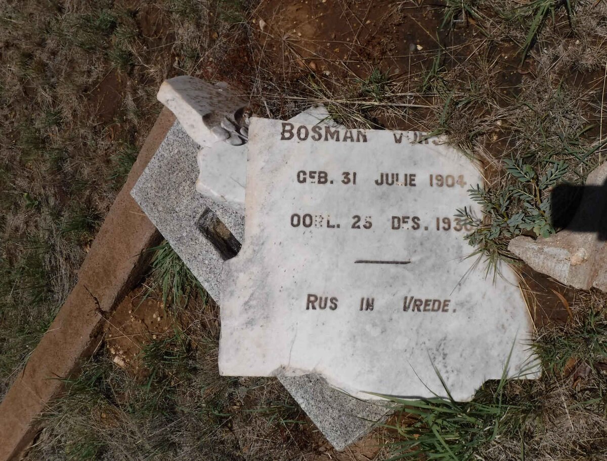 VORS? Bosman 1904-1935