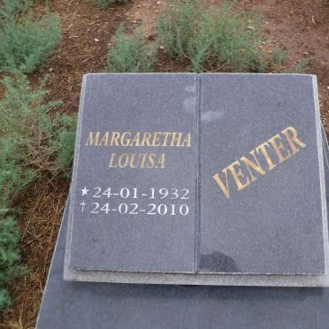 VENTER Margaretha Louisa 1932-2010