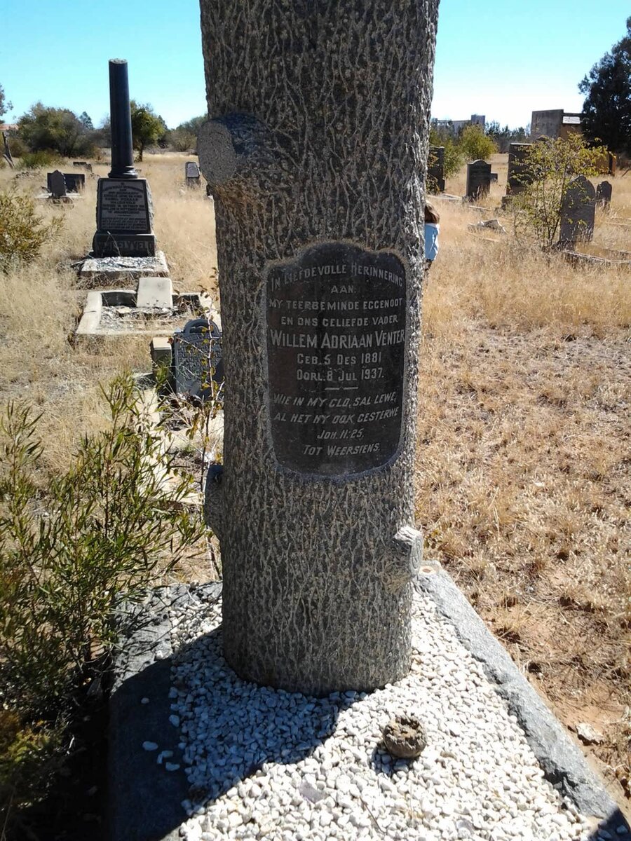 VENTER Willem Adriaan 1881-1937
