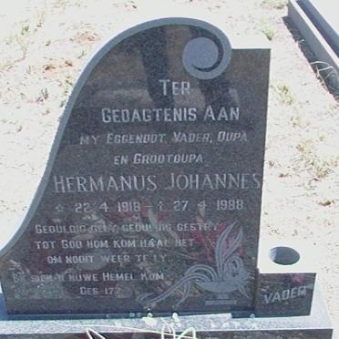 VENTER Hermanus Johannes 1918-1988