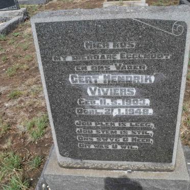 VIVIERS Gert Hendrik 1903-1948