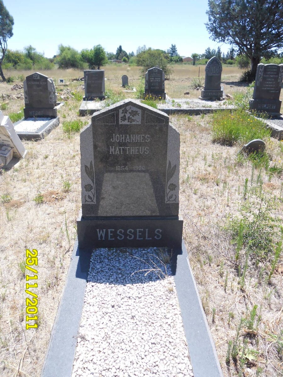 WESSELS Johannes Mattheus 1854-1926