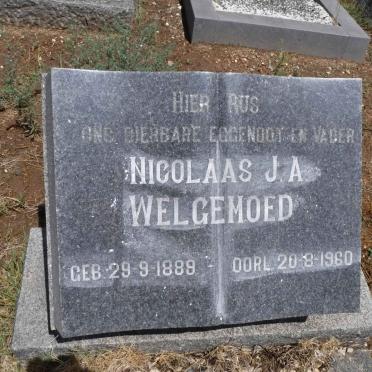 WELGEMOED Nicolaas J.A. 1889-1960