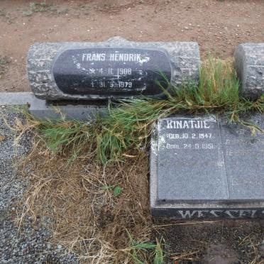WESSELS Frans Hendrik 1908-1979 &amp; Maria Sophia 1922-1996 :: WESSELS Rinatjie 1947-1951