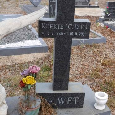 WET H.S., de 1944- &amp; C.D.F. 1945-2001