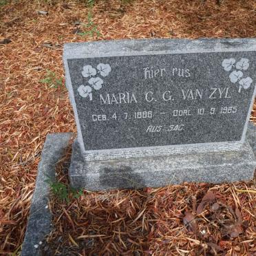 ZYL Maria C.G., van 1886-1965