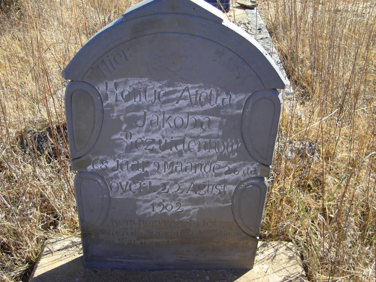 BEZUIDENHOUT Helitje Aletta Jakoba 1834-1902