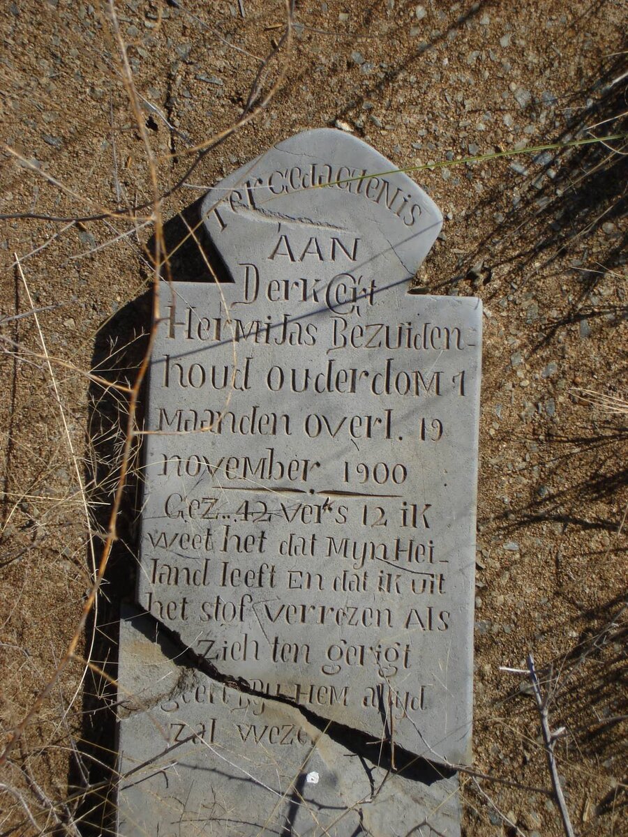 BEZUIDENHOUD Derk Gert Hermijas 1900-1900