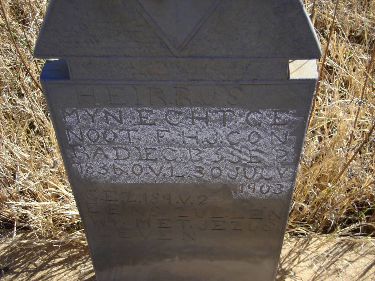 CONRADIE F.H.J. 1836-1903