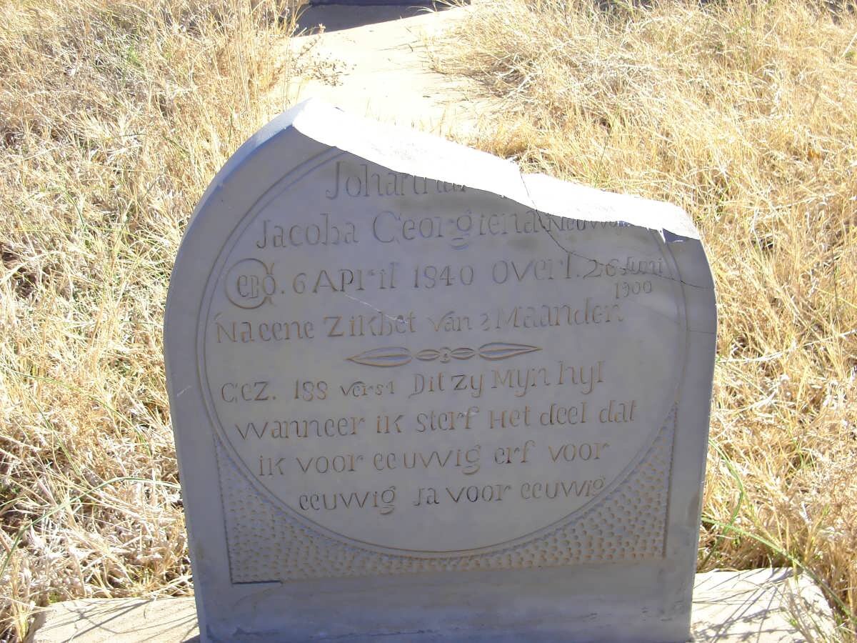 NEUWOUDT Johanna Jacoba Georgiena 1840-1900