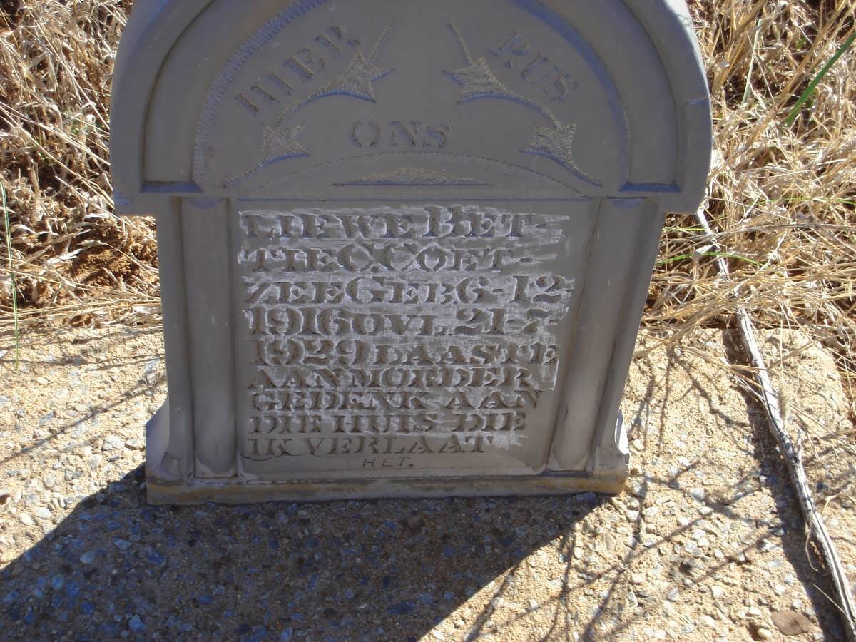 COETZEE Bettie C. 1916-1929